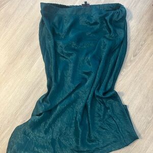 Bobeau Deep Teal Maxi Skirt